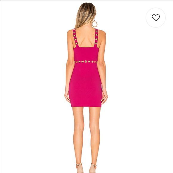 Jocelyn Dress NBD Hot Pink - Picture 3 of 3